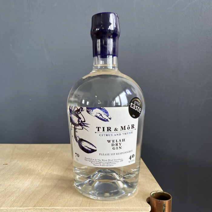 TIR & MôR WELSH DRY GIN - CITRUS AND THYME 70CL