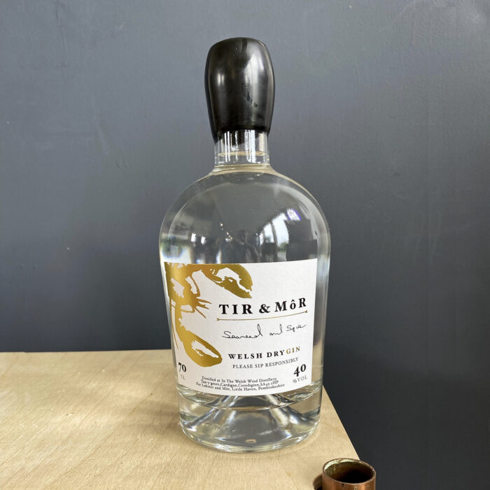 TIR & MôR WELSH DRY GIN - SEAWEED & SPICE 70CL