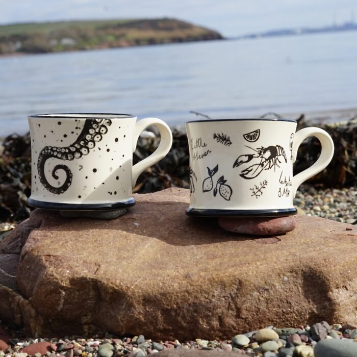 Lobster and Môr Mugs