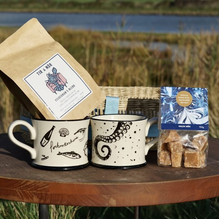 Lobster and Môr Coffee Lovers Welsh Hamper